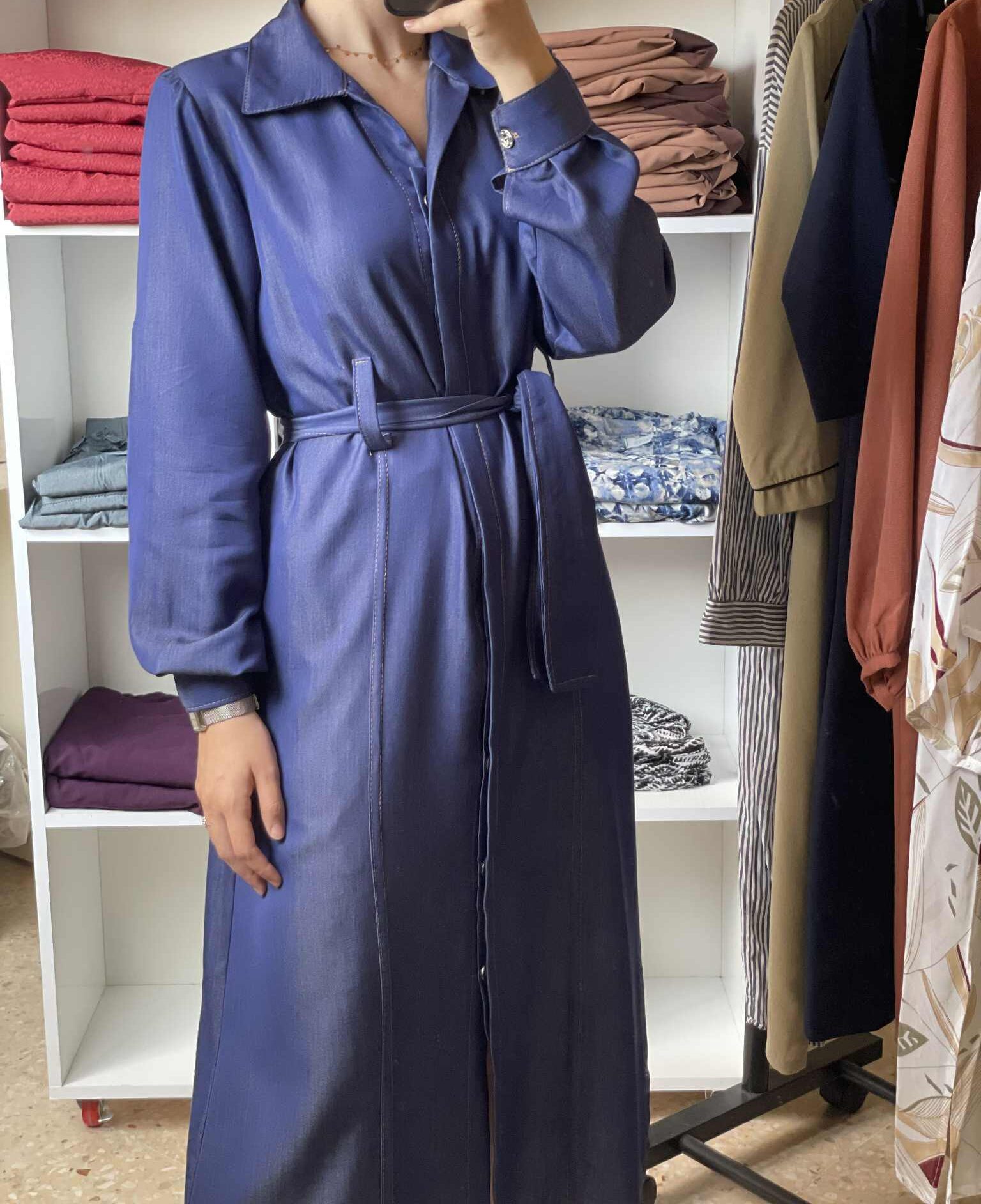 MINE STORE ROBE EN JEAN Robe Effet Jean