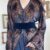 7ca77217-45d2-4590-a1e2-11d42ae14b17 Caftan Velours de Soie Bleu