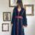 Caftan Velours Bleu Cannard
