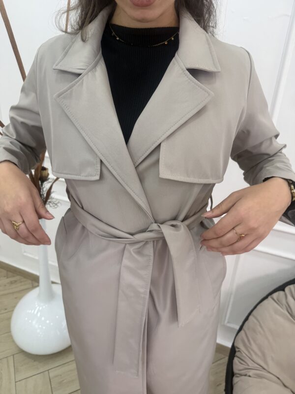 Trench Gris claire