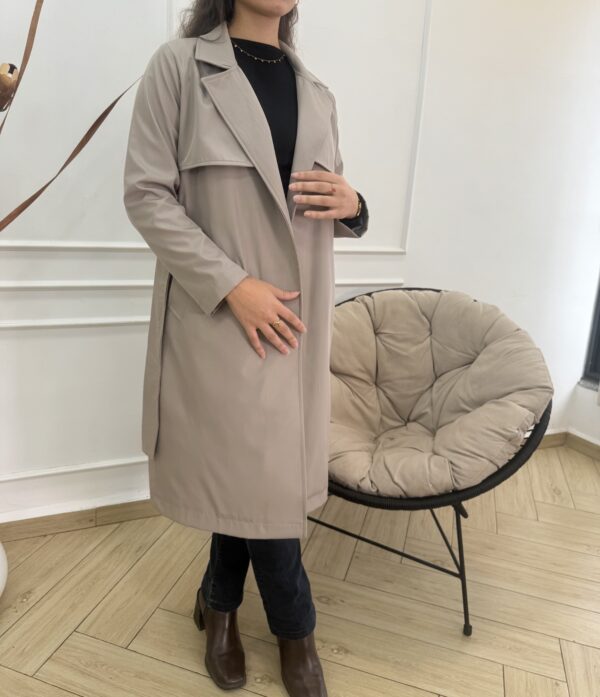 Trench Gris claire